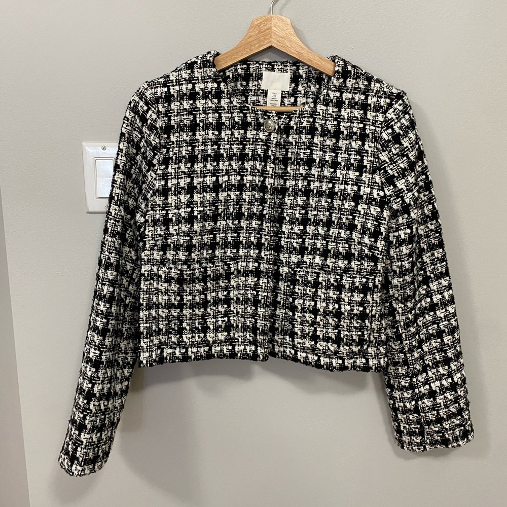 H&M Bouclé Tweed Jacket